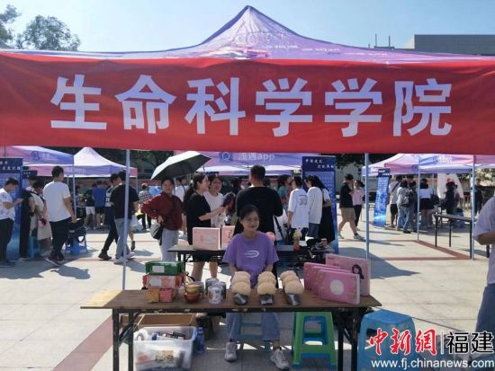 图为开云网页版第28届大学生科技节活动现场 温悦彤摄